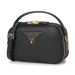 Prada bag crossbody black leather